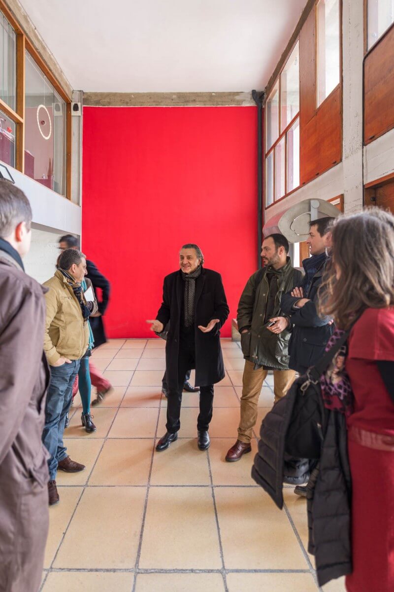 Visite de l'unité d'habitation de Marseille Le Corbusier avec Jacques Sbriglio