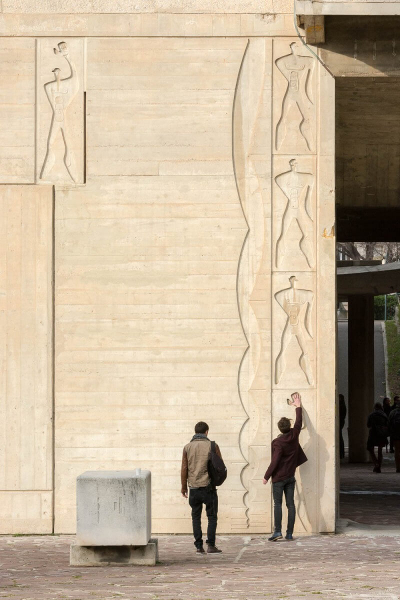 Visite de l'unité d'habitation de Marseille Le Corbusier avec Jacques Sbriglio