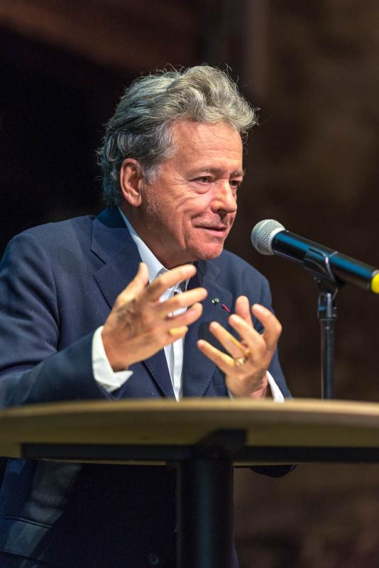 Conférence de Christian de Portzamparc, le 6 juin 2019 à la Maison de l'architecture Île-de-France à Paris - Photo : Écliptique / Laurent Thion