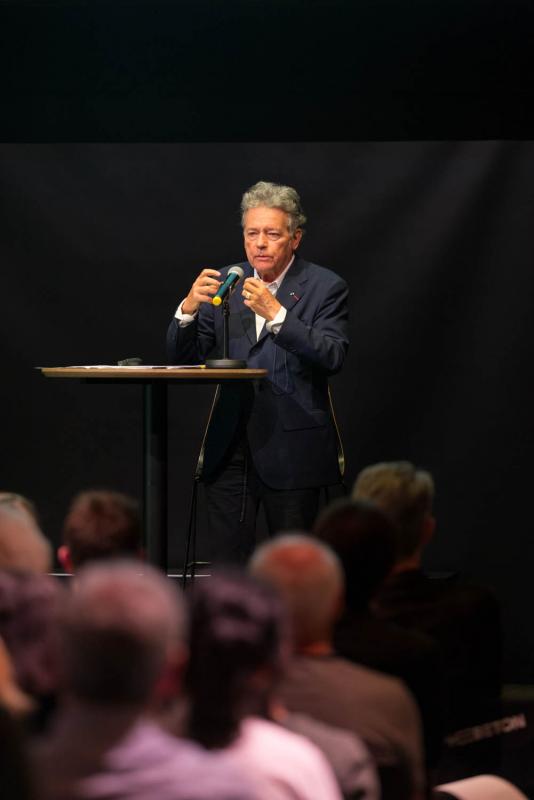 Conférence de Christian de Portzamparc, le 6 juin 2019 à la Maison de l'architecture Île-de-France à Paris - Photo : Écliptique / Laurent Thion
